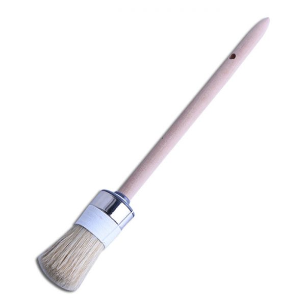 Paint Brush 100% Natural White Bristle Factory