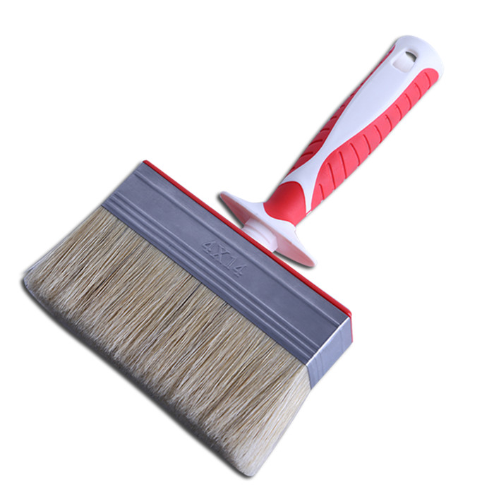 Zealion 100% Natural White Bristle Paint Brush Factory